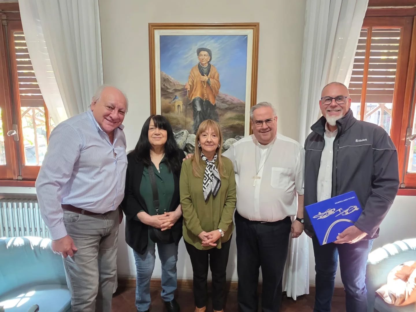 Reunión de la Mesa Sindical de la Industria con Monseñor Ángel Rossi