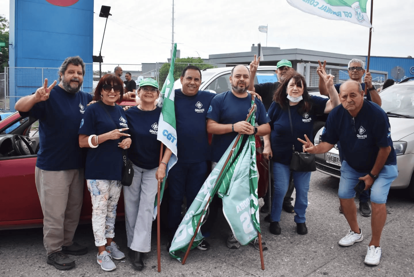 Caravana contra el ajuste jubilatorio del Gobierno de Córdoba