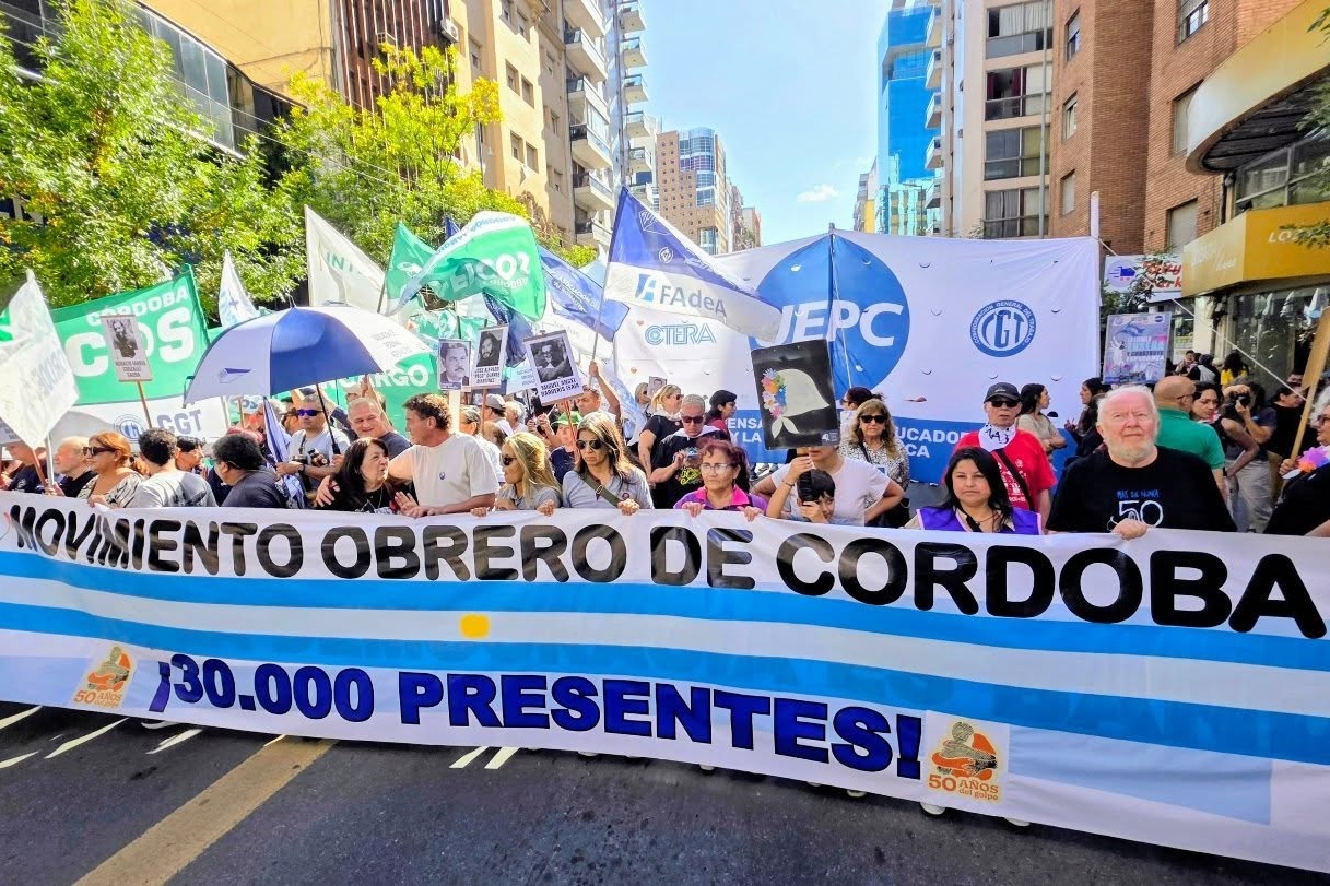 A 50 años del golpe genocida, seguimos alzando las banderas de Memoria, Verdad y Justicia