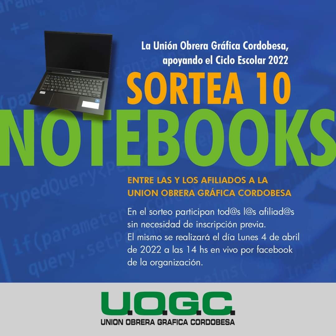 Sorteo de Notebooks