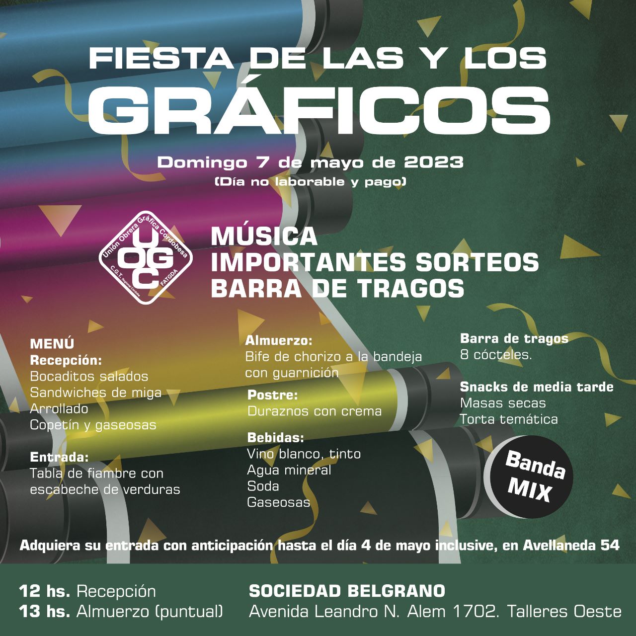 FIESTA de Las y Los GRÁFICOS